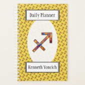 Sagittarius Zodiac Symbol Element van K Yoncich Planner (Voorkant)