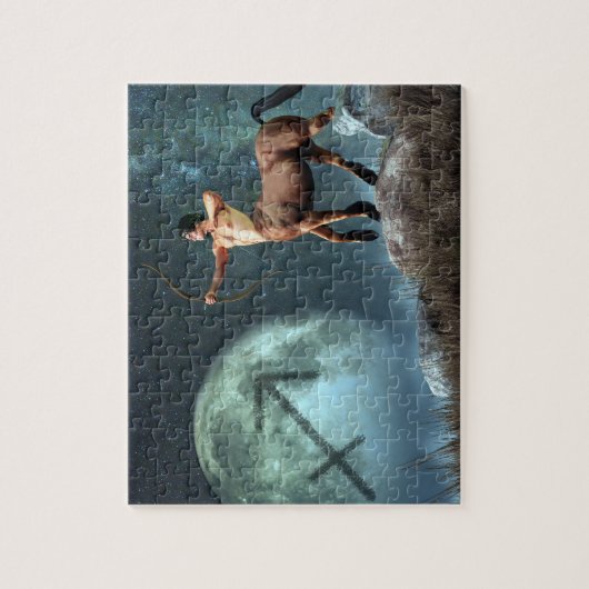 Sagittarius Zodiac Symbol Legpuzzel (Verticaal)
