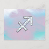 Sagittarius Zodiac Symbol Moeder parelstijl Briefkaart (Voorkant)