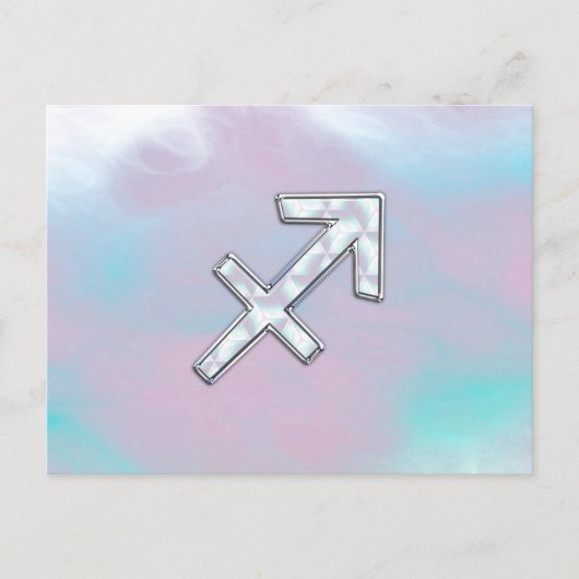 Sagittarius Zodiac Symbol Moeder parelstijl Briefkaart (Voorkant)