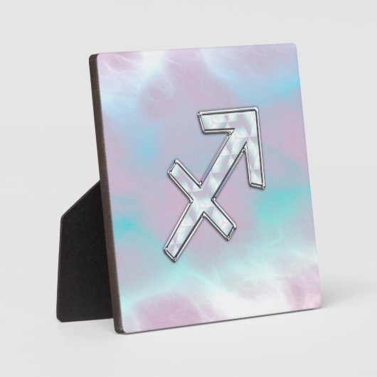 Sagittarius Zodiac Symbol Moeder parelstijl Fotoplaat (Voorkant)