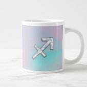 Sagittarius Zodiac Symbol Moeder parelstijl Grote Koffiekop (Rechts)