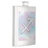 Sagittarius Zodiac Symbol Moeder parelstijl Heupfles (Rechts)