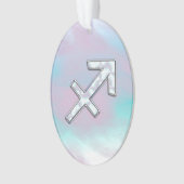 Sagittarius Zodiac Symbol Moeder parelstijl Ornament (voorkant)