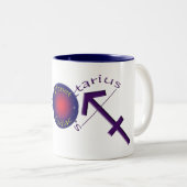 Sagittarius Zodiac Symbol Mok (Voorkant rechts)