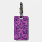 Sagittarius Zodiac Symbol Pink Digital Camouflage Bagagelabel (Achterkant verticaal)