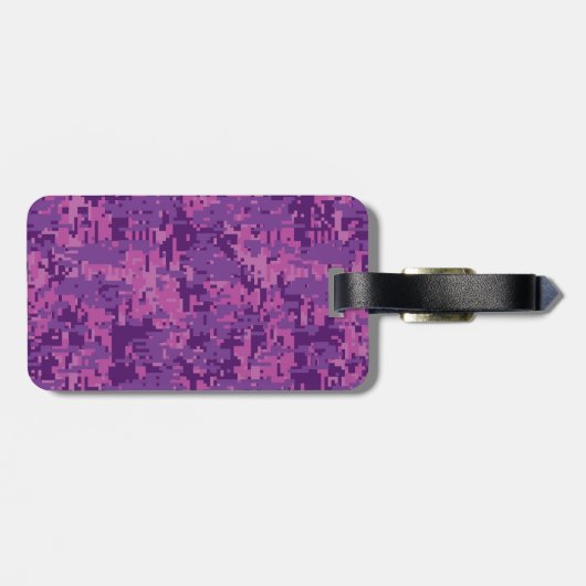 Sagittarius Zodiac Symbol Pink Digital Camouflage Bagagelabel (Achterkant horizontaal)