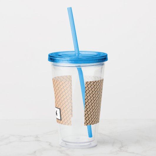 Sagittarius Zodiac Symbol Standard van K Yoncich Acryl Drinkbeker (Links)