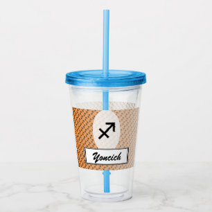 Sagittarius Zodiac Symbol Standard van K Yoncich Acryl Drinkbeker