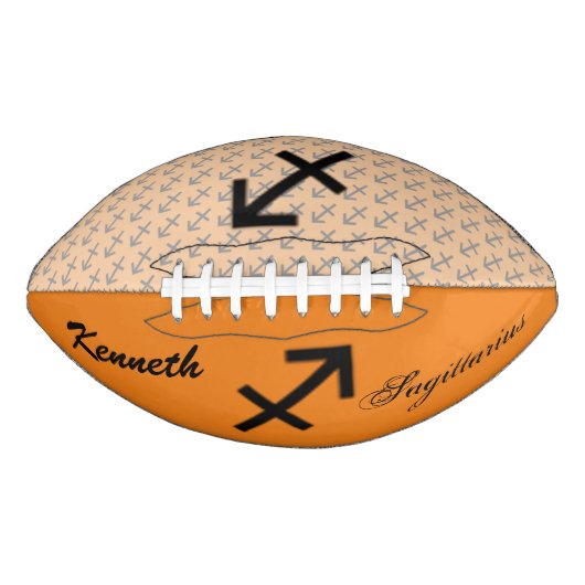 Sagittarius Zodiac Symbol Standard van K Yoncich American Football (Voorkant)