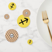 Sagittarius Zodiac Symbol Standard van K Yoncich Confetti (Groep)