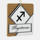 Sagittarius Zodiac Symbol Standard van K Yoncich Keramisch Ornament (Rechts)