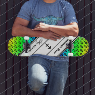 Sagittarius Zodiac Symbol Standard van K Yoncich Skateboard
