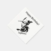 Sagittarius Zodiac Symbool en Sign Servet (Hoek)