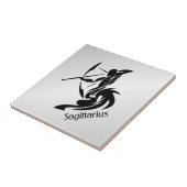 Sagittarius Zodiac Symbool en Sign Tegeltje (Zijkant)
