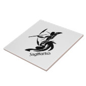 Sagittarius Zodiac Symbool en Sign Tegeltje (Zijkant)