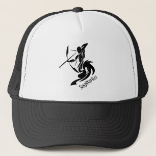 Sagittarius Zodiac Symbool en Sign Trucker Pet