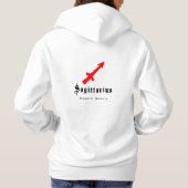 Sagittarius zodiac-teken hoodie (Achterkant)