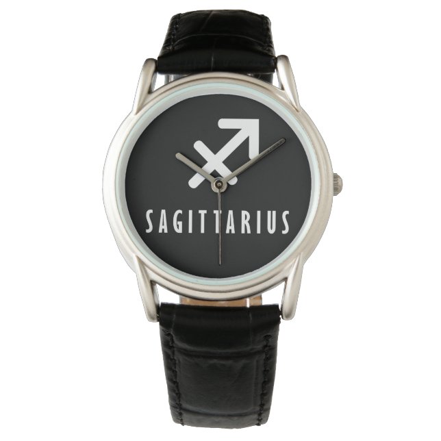 Sagittarius zodiac-teken horloge (Voorkant)