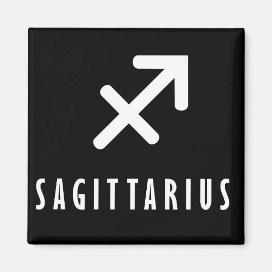 Sagittarius zodiac-teken magneet (Voorkant)