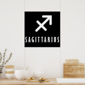 Sagittarius zodiac-teken poster (Keuken)