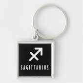 Sagittarius zodiac-teken sleutelhanger (Voorkant)