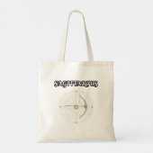 sagittarius zodiac tote bag (Achterkant)