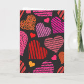 Sagittarius Zodiac Valentijnse  Gepersonaliseerde  Kaart (Achterkant)