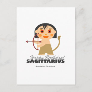 Sagittarius Zodiac voor kinderen Briefkaart