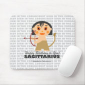Sagittarius Zodiac voor kinderen Muismat (Met muis)