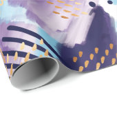 Sagittarius Zodiac Waterverf Abstract Gift Wrap Cadeaupapier (Rol Hoek)