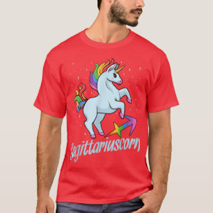 Sagittariuscorn Sagittarius Unicorn Zodiac Sig T-shirt