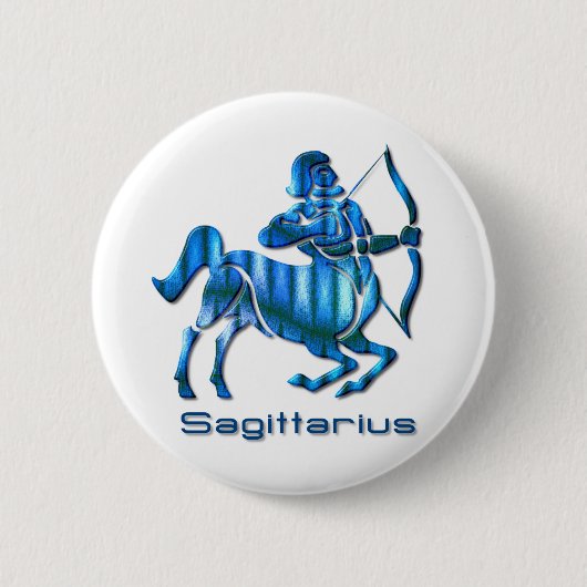 Sagittariusprofiel Ronde Button (Voorkant)