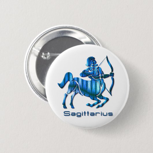 Sagittariusprofiel Ronde Button (Voorkant /achterkant)