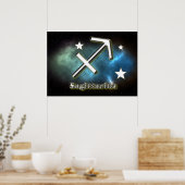 Sagittariussymbool Poster (Keuken)