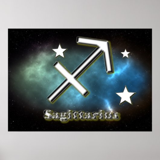 Sagittariussymbool Poster (Voorkant)