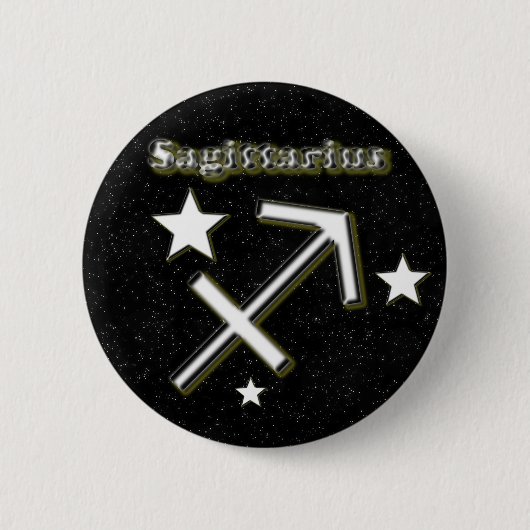 Sagittariussymbool Ronde Button 5,7 Cm (Voorkant)