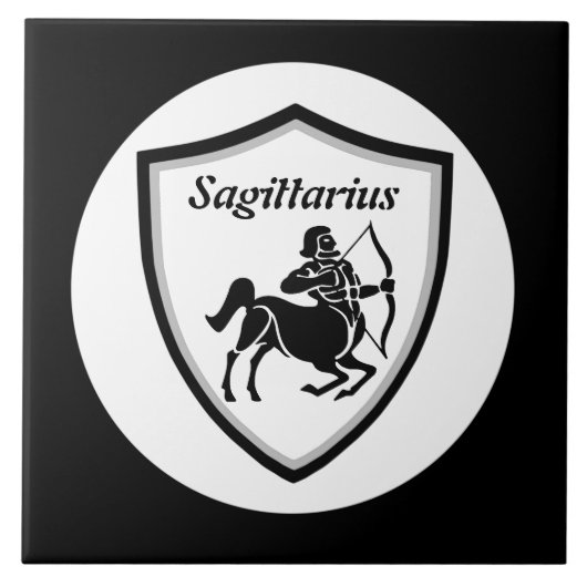 Sagittariussymbool Tegeltje (Voorkant)