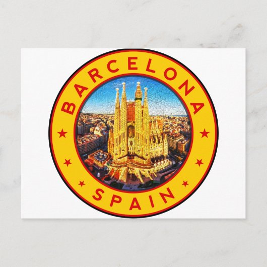 Sagrada Familia Barcelona Briefkaart (Voorkant)