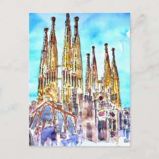 Sagrada Familia Barcelona Briefkaart
