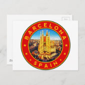 Sagrada Familia Barcelona Briefkaart (Voorkant / Achterkant)