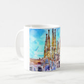 Sagrada Familia Barcelona Koffiemok (Voorkant links)