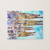 Sagrada Familia Barcelona Legpuzzel (Horizontaal)