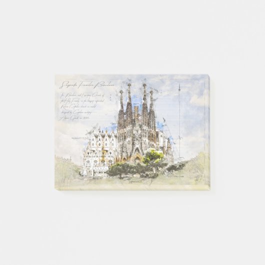 Sagrada Familia Barcelona Post-it® Notes (Voorkant)