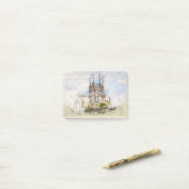Sagrada Familia Barcelona Post-it® Notes (Op bureau)