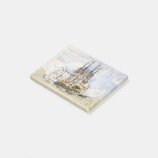 Sagrada Familia Barcelona Post-it® Notes (Schuin)
