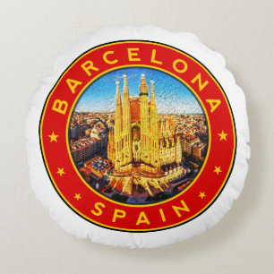 Sagrada Familia Barcelona Rond Kussen
