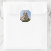 Sagrada Familia Barcelona Ronde Sticker (Tas)
