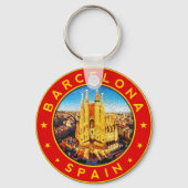 Sagrada Familia Barcelona Sleutelhanger (Voorkant)