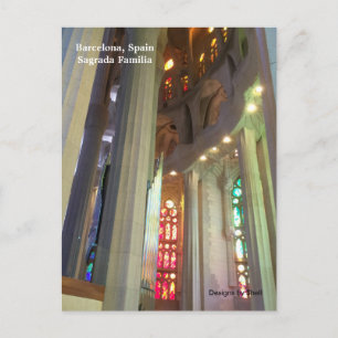 Sagrada Familia Barcelona Spanje Briefkaart